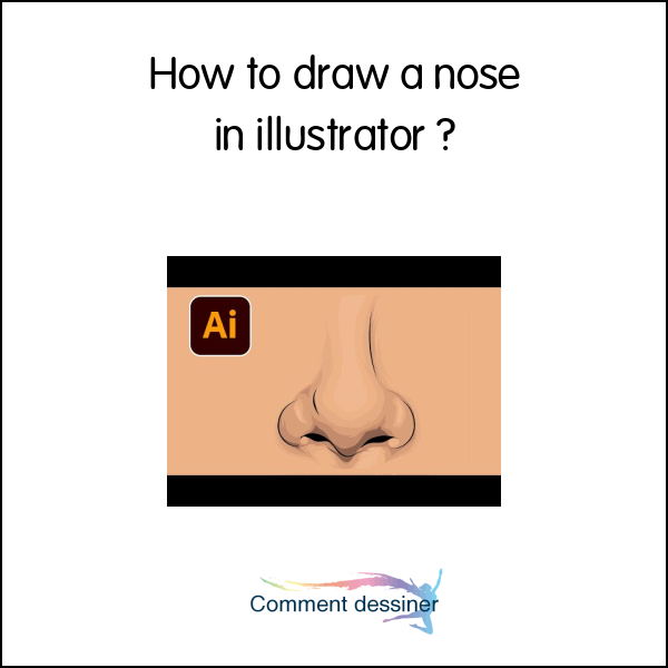 How to draw a nose in illustrator